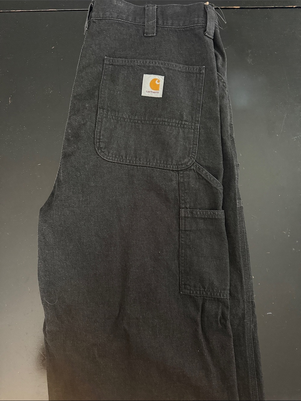 Carhartt WIP Men’s Straight Jeans in Black